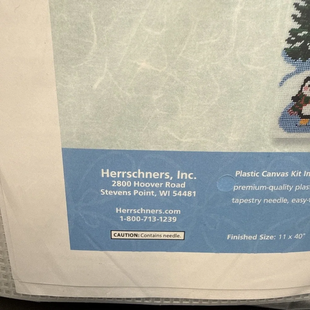 herrschners plastic canvas kit Wall Hanging 11 X 40